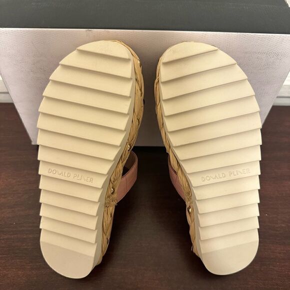 Donald Pliner platform slide  leather sandal size 6 and 7, NWT - Picture 13 of 14